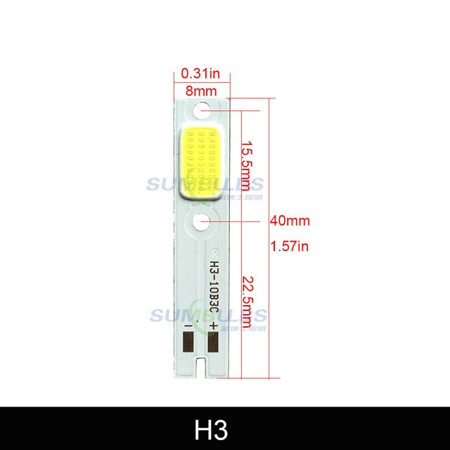 4pcs COB LED Chip for C6 Headlight Bulbs H1 H3 H4 H7 COB Chip Ligh – Coconut Drum
